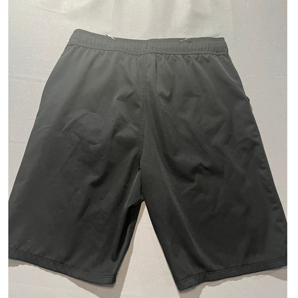 Hurley Boys Black Athletic Shorts Size 18/20 Elastic Waist Pockets 7824-023-0110